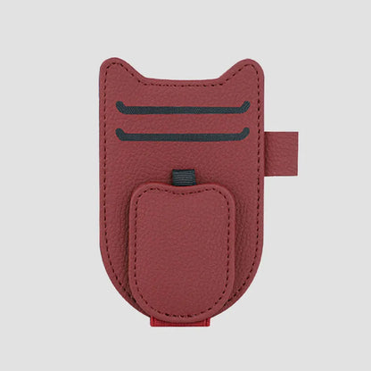 🚗Sun visor glasses holder for cars easily accessible, space-saving, versatile