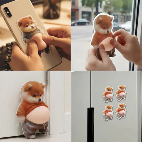 Why 50,000+ People Use This Chubby Dog Sticker on everything