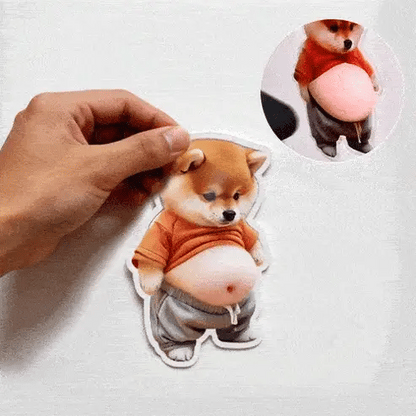 Why 50,000+ People Use This Chubby Dog Sticker on everything