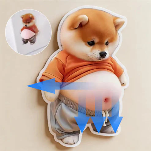 Why 50,000+ People Use This Chubby Dog Sticker on everything