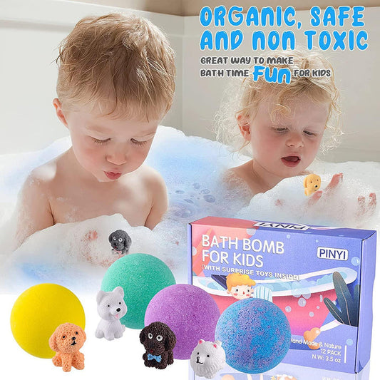 Bath Bombs for Kids with Toys Inside