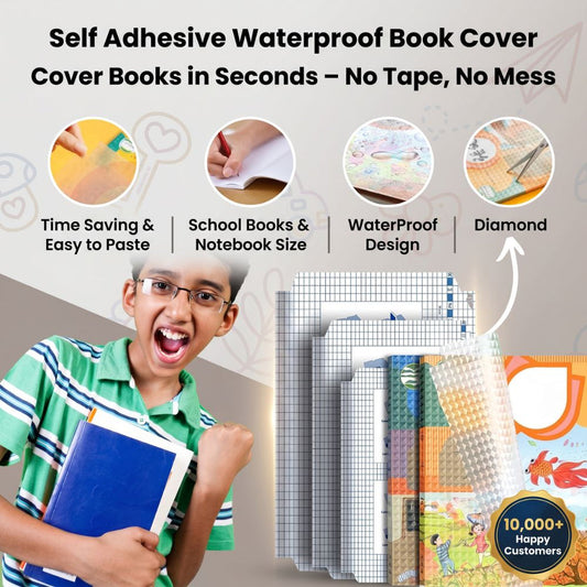 Self Adhesive Transparent Book Cover