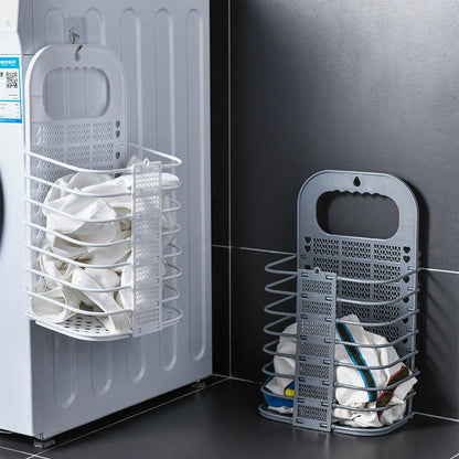 Collapsible Plastic Dirty Clothes Basket