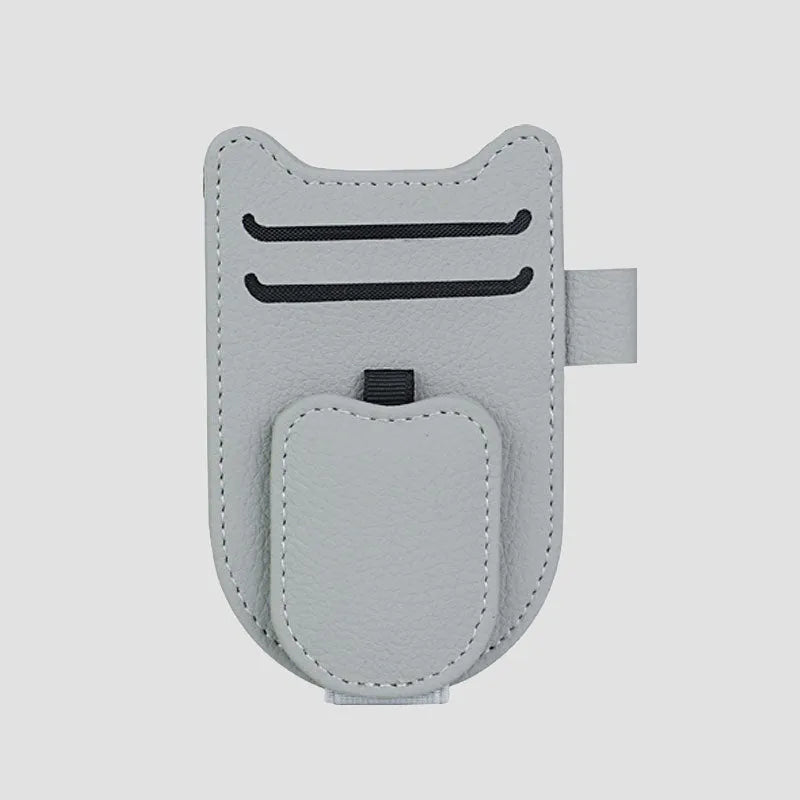 🚗Sun visor glasses holder for cars easily accessible, space-saving, versatile