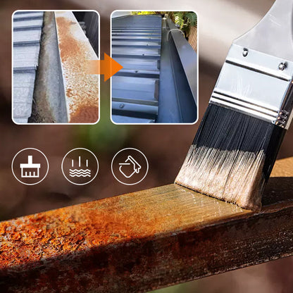 Water-based safe rust remover for metal repair